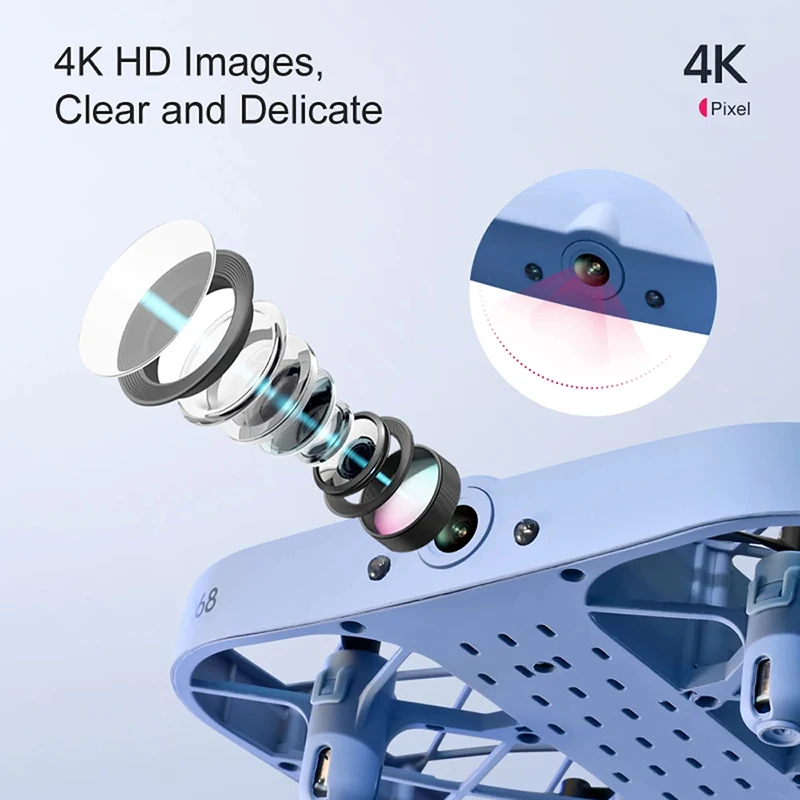 H107 Drone Mini Pocket Small Quadcopters Remote Control Helicopter 4K 8K With HD Camera Fpv Drones Christmas Gift For Kid