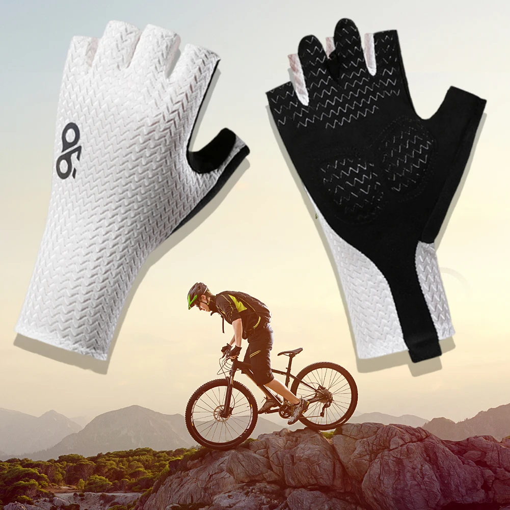 

Cycling Gloves W/ Shockproof Foam Padded Half Finger Short Gloves Bicycle Motorcycle Glove for Fitness Cycling Outdoor Sports