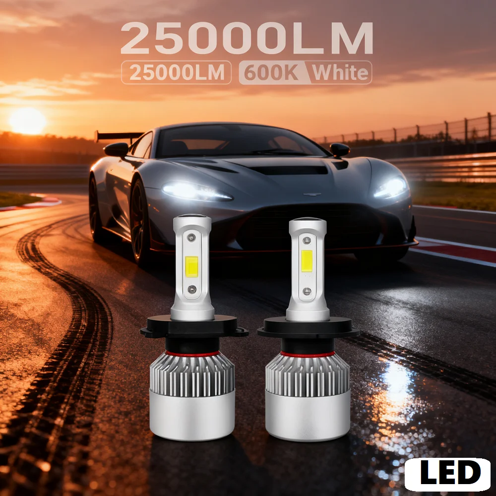 2Pcs H4 H7 H1 Led H…