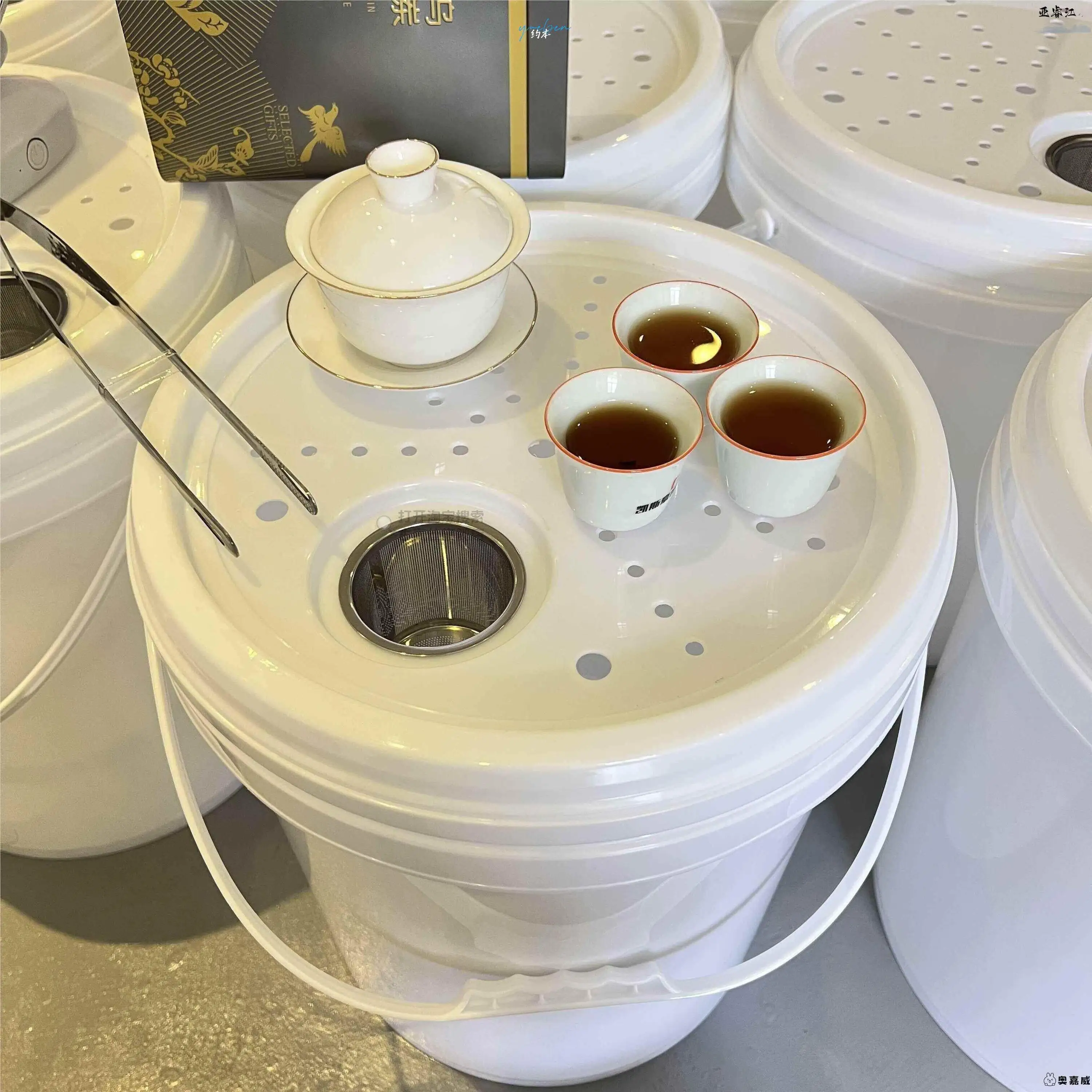 Tragbarer Kunststoff-Teekübel  – Coffee Without Equipment Bewertung und Preis
