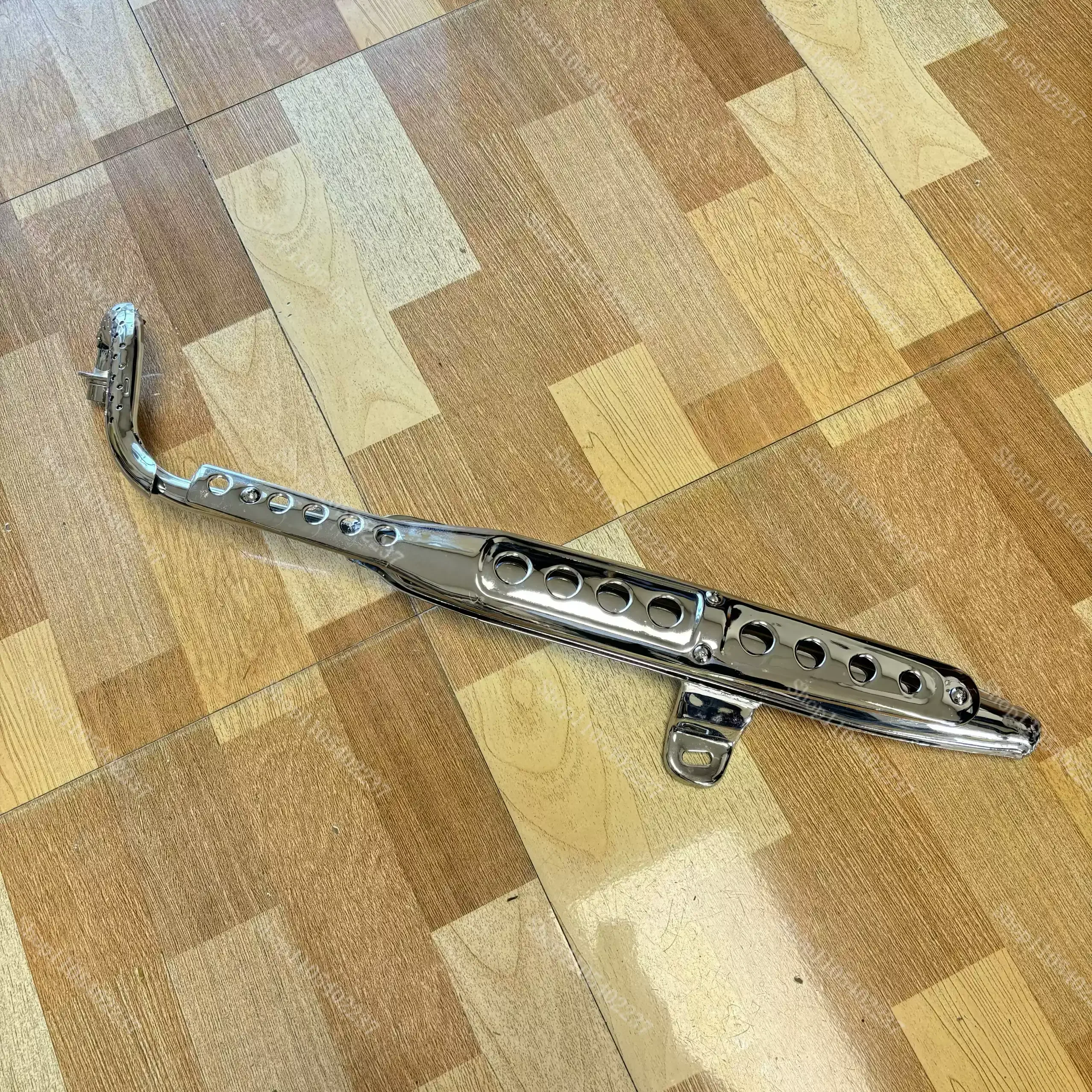 Motorcycle original exhaust pipe is suitable for DAX70 muffler JC70 CUB modified exhaust pipe, electroplating