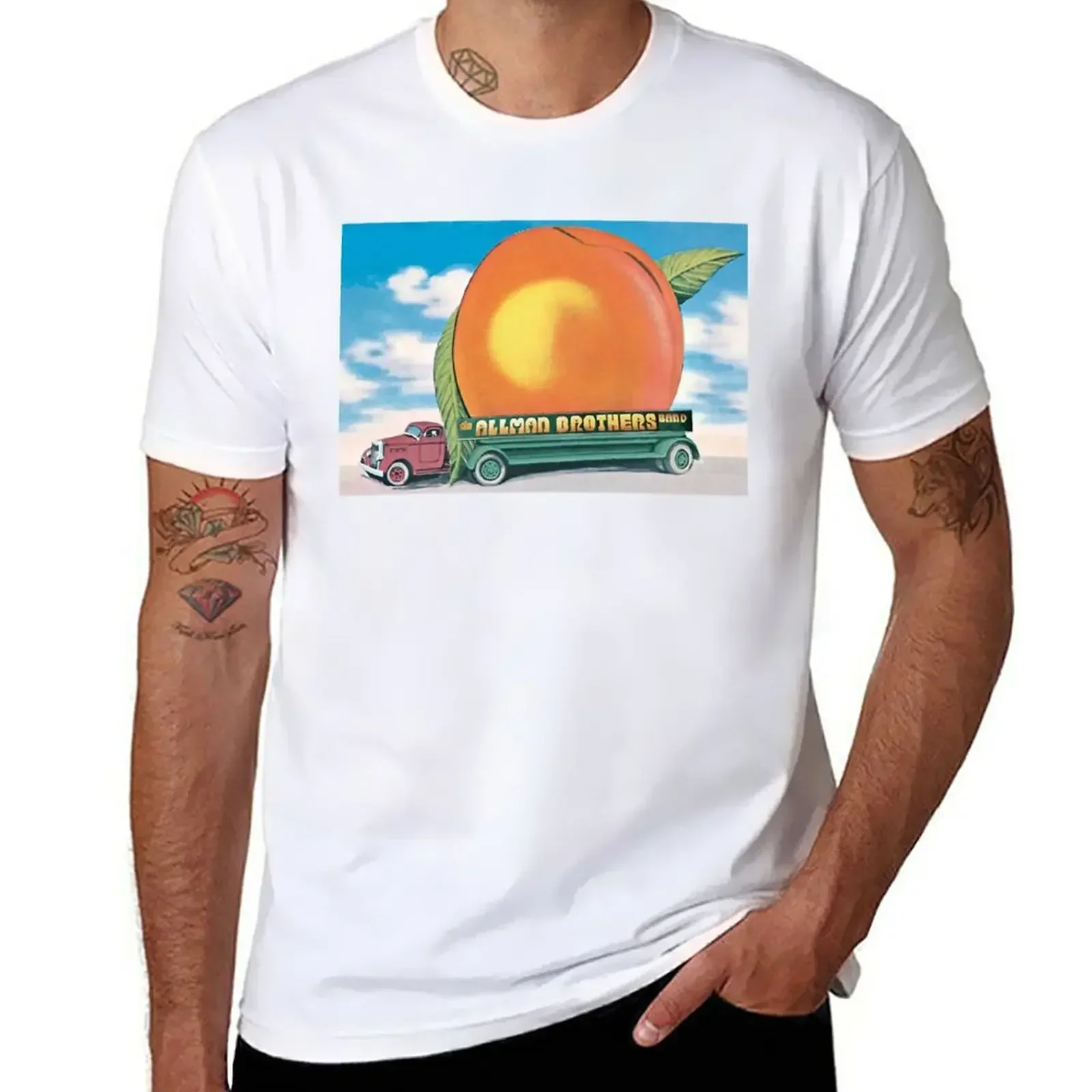 2024 funny Eat a Peach Zoom The T-Shirt new edition customs design your own plain Men's t-shirts mens clothing 2024 summer tops