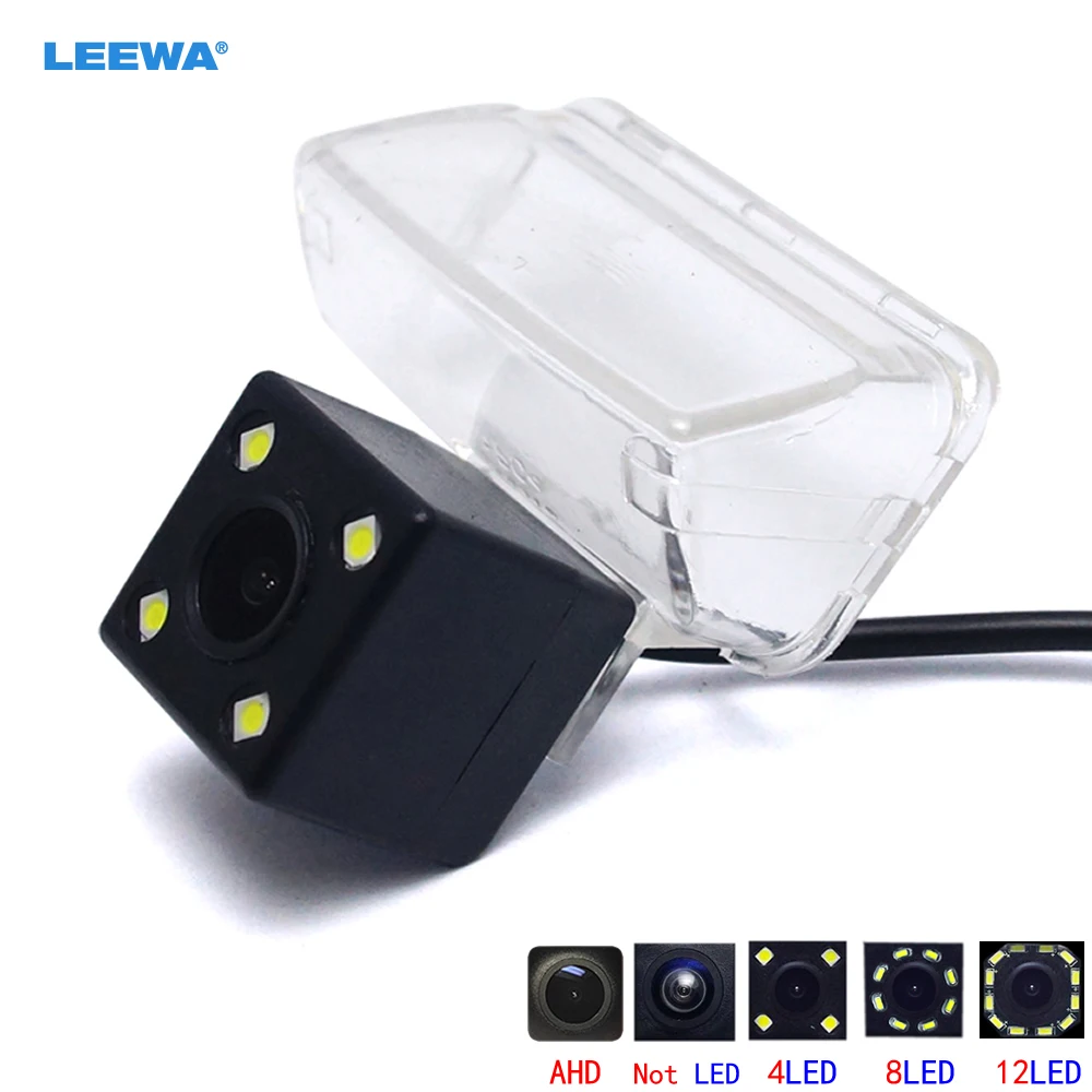 

LEEWA Special Car Rear View Reverse Parking Backup Camera For Peugeot 206/207/307(Sedan)/307SM/308/407/Yaris/Camry/Vios #CA4176