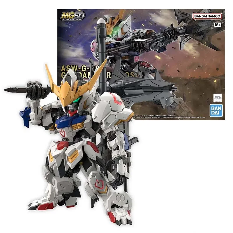 

Bandai Figure Gundam Model Kit Anime Figures MGSD Barbatos Fourth Form Astray Blue Frame Mobile Suit Gunpla Action Figure Toys