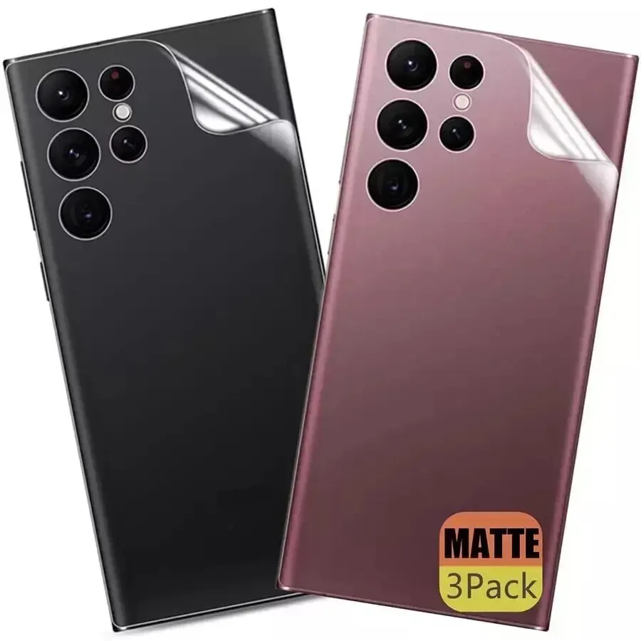 3PCS Back Matte Hydrogel Film for Samsung S24 S23 S22 S21 S20 Ultra FE S10 S9 Plus Screen Protector for Note 8 9 10 20 TPU Film image 6