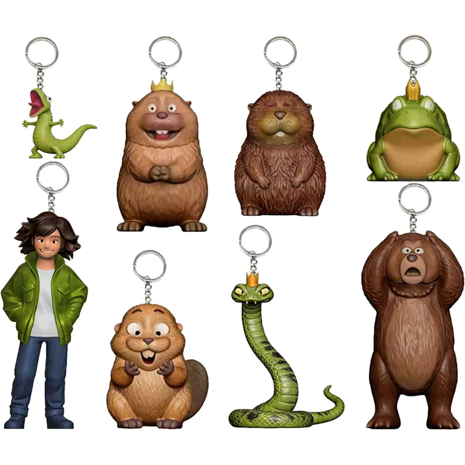 1-12 szt. Blind Box Nowe HOPPERS Mabel King George Żaba Blind Box Figurka Brelok Zabawka Figurka Winylowa Kieszonkowy Model Breloka Zabawka Prezent