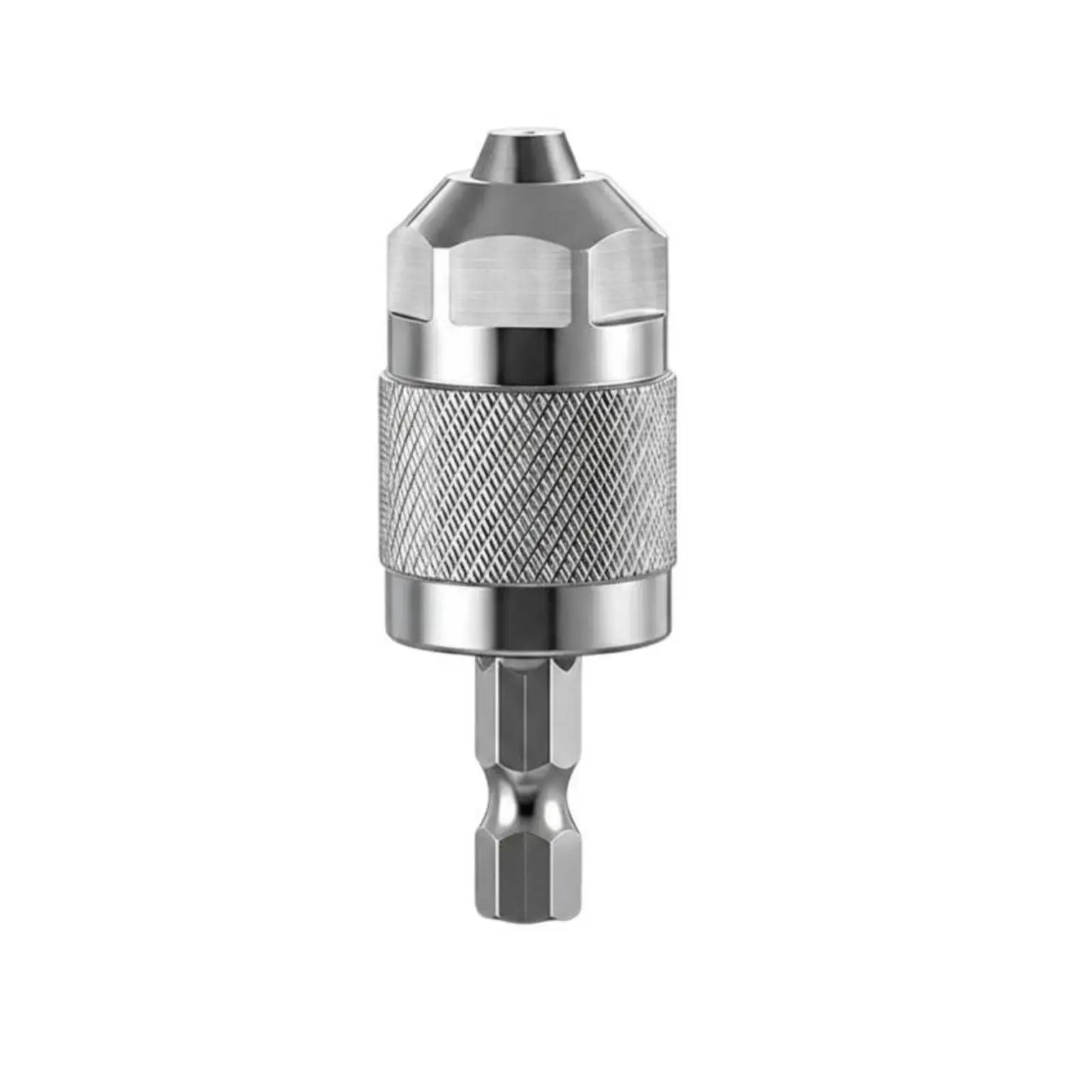 Universal Hex Shank Pneumatic Drill Chuck Three Jaw Adapter Tool Conversion Accessory for Rotary Power Tool Applications