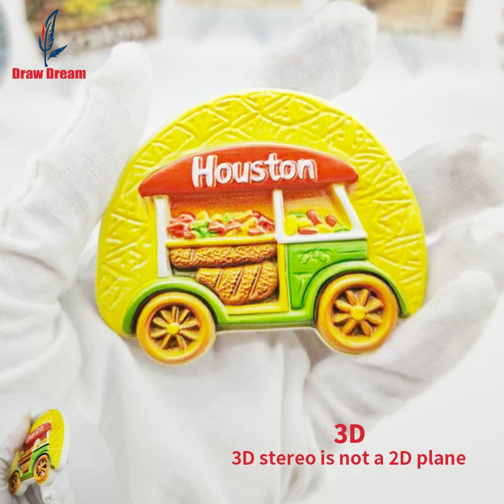 1 szt. Magnes na lodówkę Houst – Home Decor Houston recenzja i cena