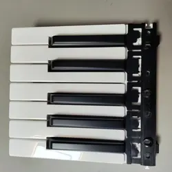 Repuesto de teclas blancas y negras, piezas de teclado para Yamaha EZ-20, EZ-150, KX25, KX49, KX61, MM6, MX49, MX61