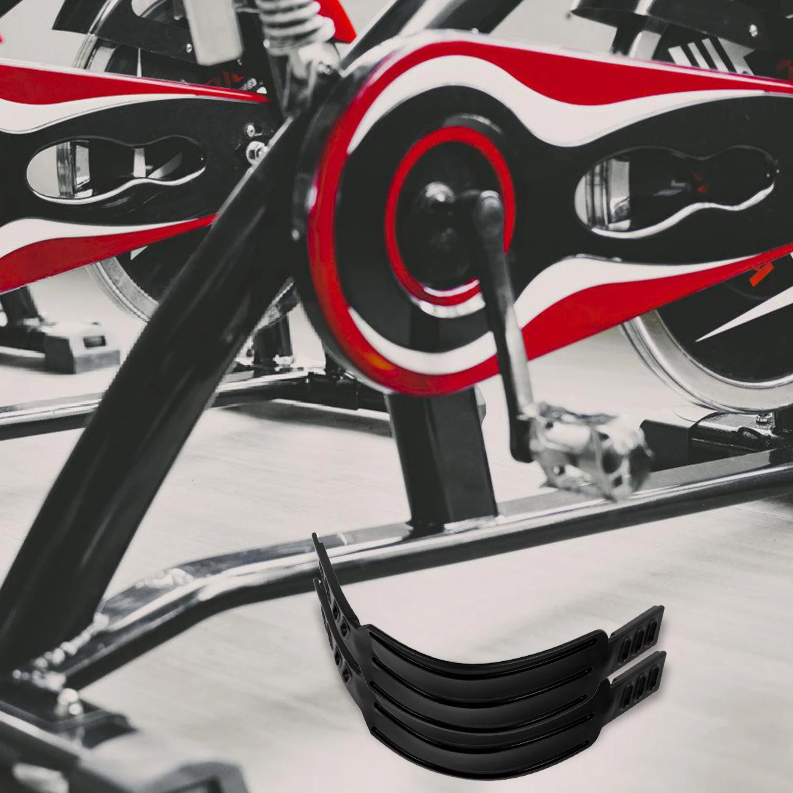 

2Pcs Adjustable Exercise Bike Pedal Straps for Gym Home Use Anti Slip Secure Fit Universal Pedal Straps Indoor Cycling