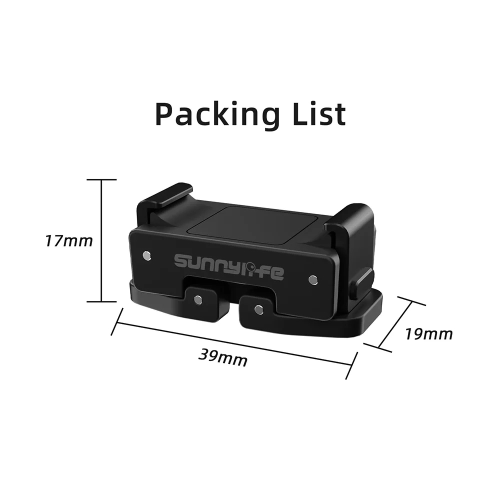 طوي الإفراج السريع محول جبل ل DJI Pocket 3 تمديد قوس ترايبود محول مع 1/4 "ثقب المسمار ل DJI Pocket 3 Acc