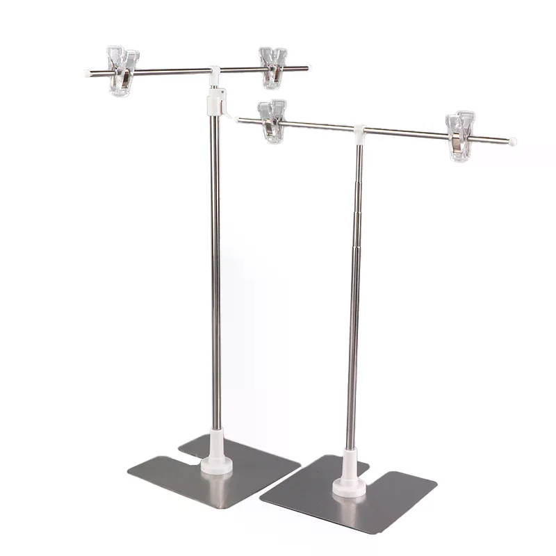 إطار عرض الملصقات من الفولاذ المقاوم للصدأ - حامل خلفية صورة تي شيرت من الدرجة التجارية لتصوير الفيديو والإعلان