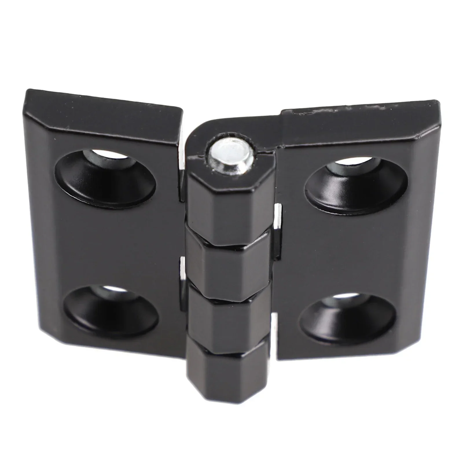 40/50/60mm Butt Hinges Metal Black Door Hinges Cabinet Aluminium Box Backflap Shed Door Hardware 1PCS