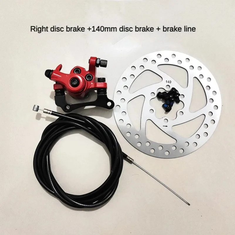 The Disc Brake Kit for Electric Scooter Is Equipped with  Pads To Make  Handle