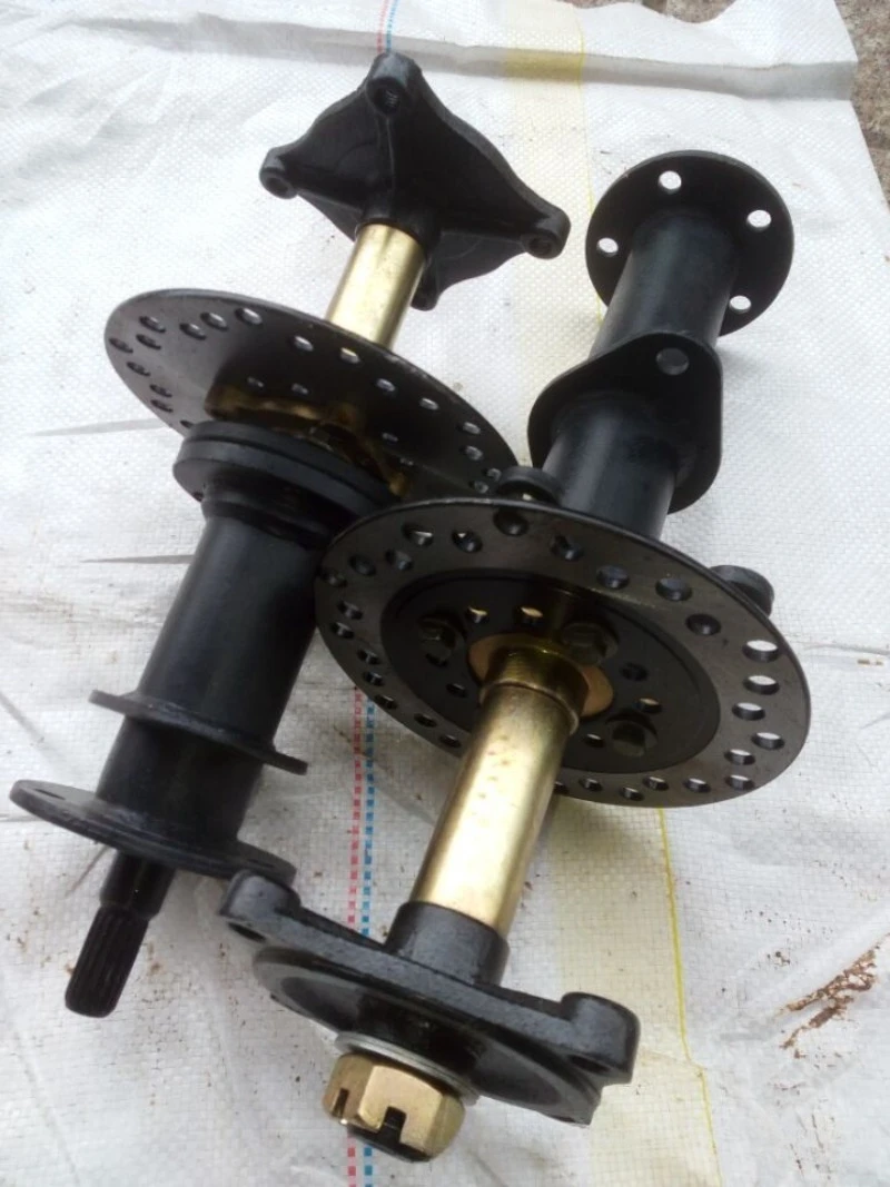 Brushless Motor Differential Rear Axle Drive Assembly, Electric ATV Modification Parts