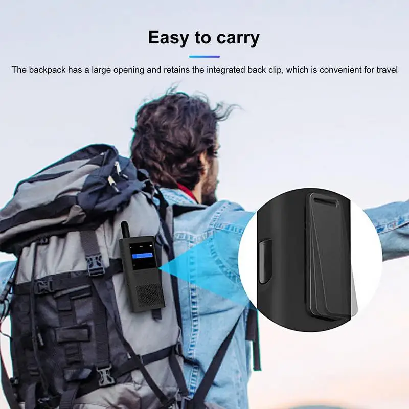 Funda de silicona para walkie-talkie 2S de Xiaomi, carcasa protectora con agarre cómodo, resistente al desgaste