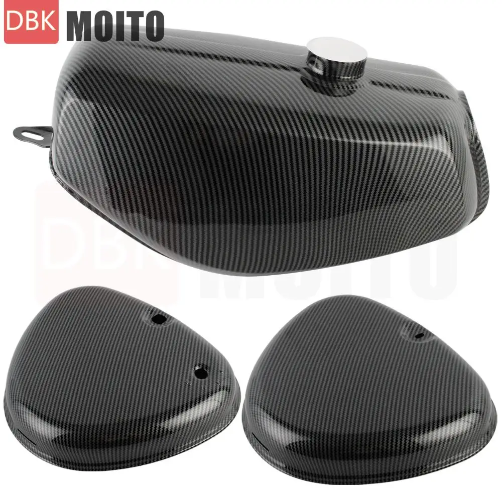 Motorcycle Fuel Tank and Side Cover Set Oil Gas Guard Cover Protector Motorrad Kraftstofftanks For Simson S51 S60 S70 S80