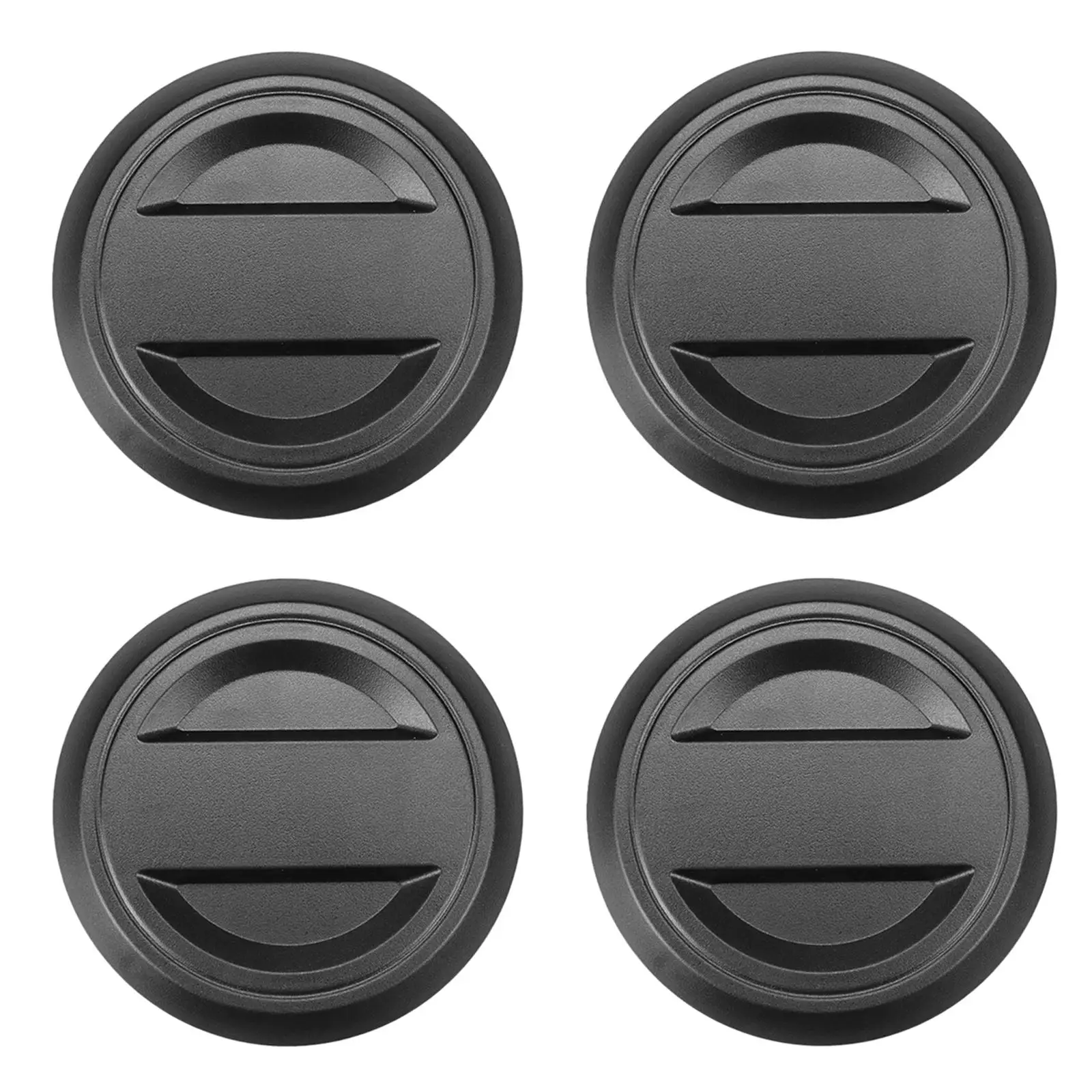 Portable Stylish Rim Hub Center Covers Tire Wheel Black Cap ABS 4PCS for Polaris RZR 1000 XP Turbo XP4 Ranger