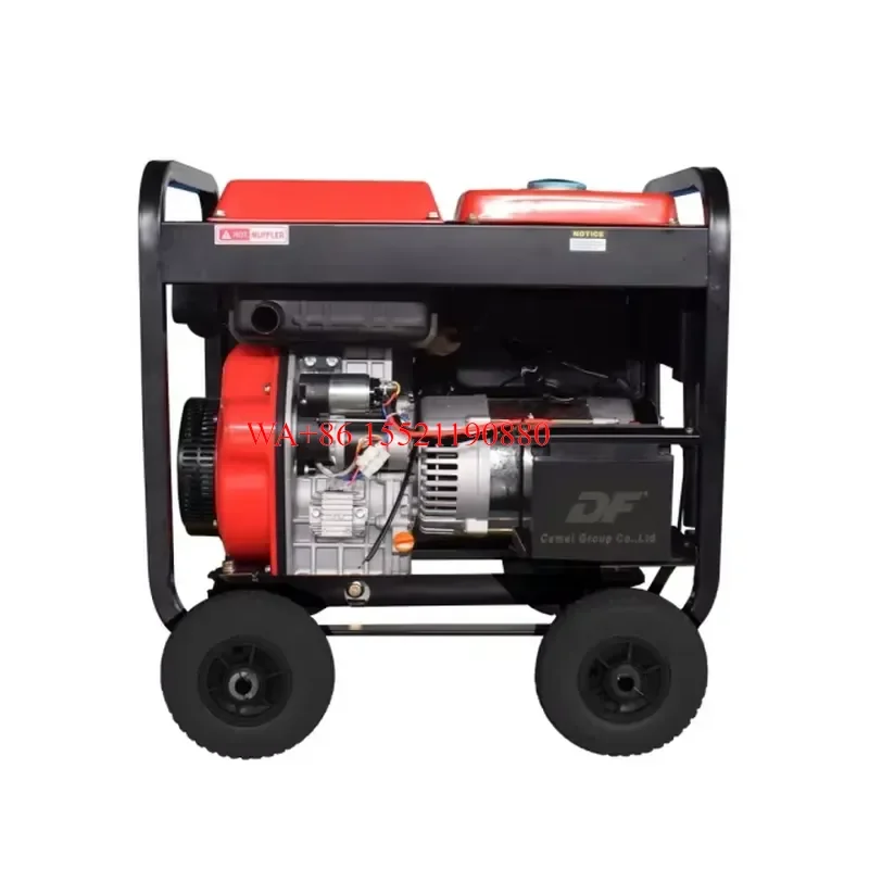 WMWMNU for 2026 New Type Towable Single Phase 8kw 10kw 10kva Open Diesel Generators for Factories