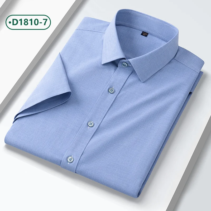 Quick Dry Men's Short Sleeve Shirt,  & Breathable Casual Business Travel Shirt,Wrinkle Free Quick Dry Button Down Shirt for Men