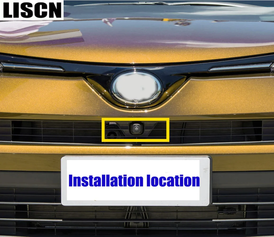 Car Front View camera For Toyota RAV4 XA40 Facelift 2014 2015 2016 2017 2018 waterproof Night Vision Parking LOGO Front Camera