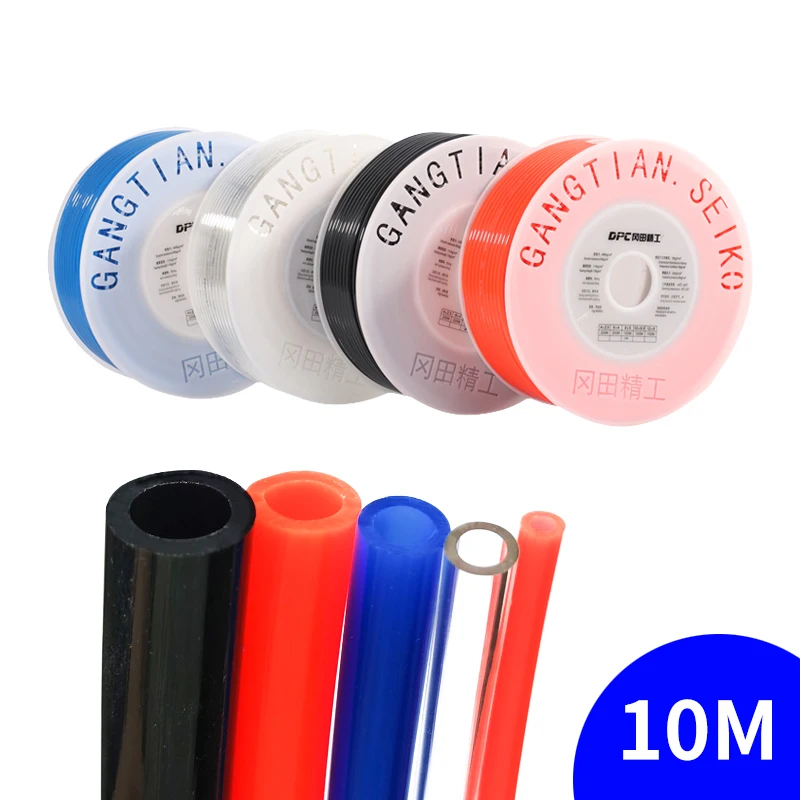 10 Meter 8mm 6mm 4mm 10mm Hhigh Pressure Hoses Air Pneumatic Tube Pipe 12mm 14mm 16mm For Compressor Air Hose Tubing10x6.5 12x8