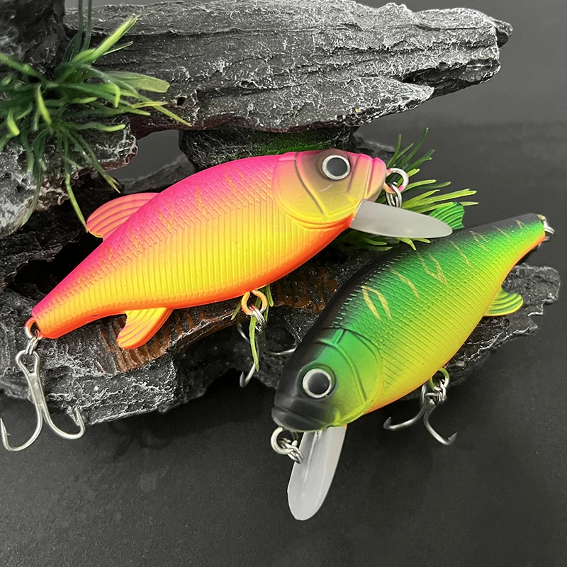 Floating Minnow Fishing Lure 75mm 12.5g Wobbler Artificial Hard Bait Long Cast Freshwater Saltwater Bass Pike Trout Fish Tackle view 2