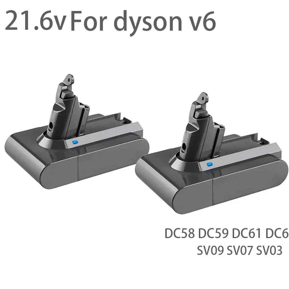 For Dyson dc62 battery 12800mAh 21.6V Li-ion Battery for Dyson V6 DC58 DC59 DC61 DC62 DC74 SV07 SV03 SV09 Vacuum Cleaner Battery