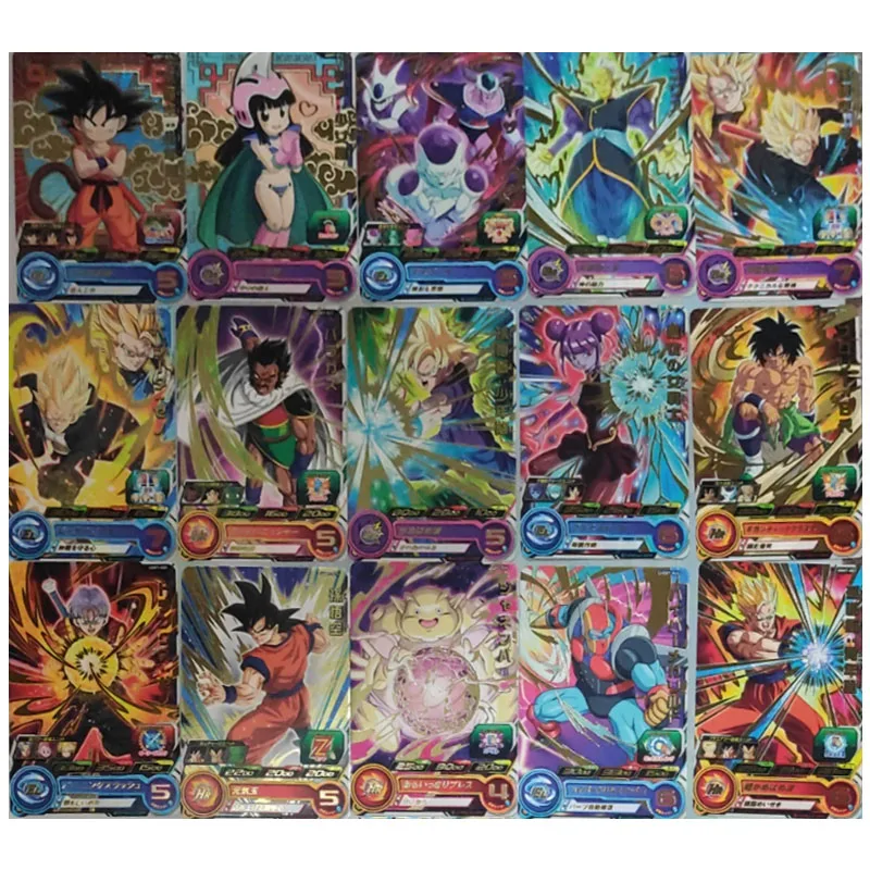 

Anime Dragon Ball Son Goku Chichi Frieza Yamcha Son Gohan DIY homemade card sets Toy collection Birthday Christmas gifts