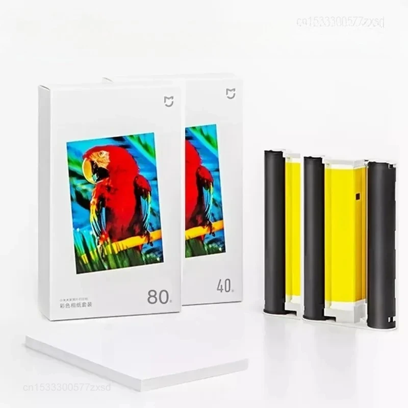Original 6 Inches Mijia Photo Printing Paper for Mijia Mi Photo Printer Photo Printer 1S Exclusive 40Pcs/80Pcs New