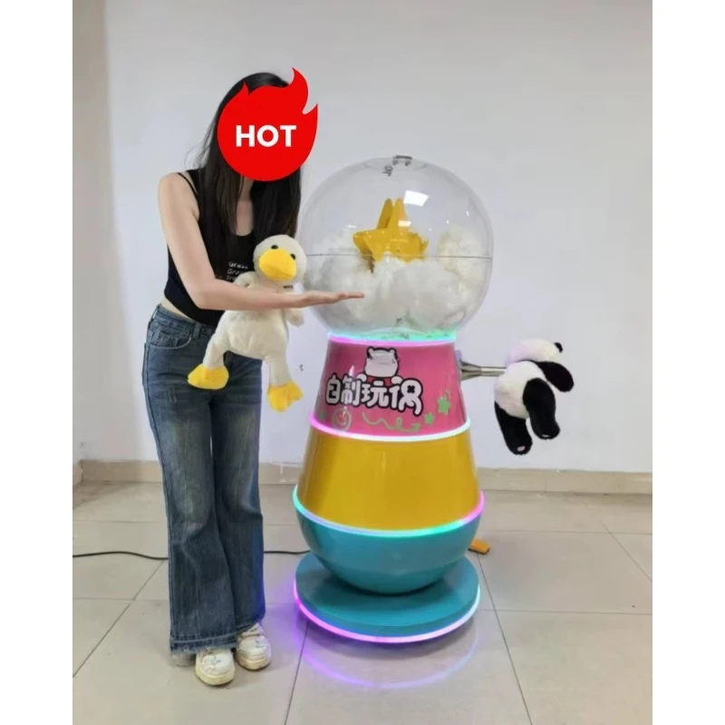 Personalized DIY Interactive Plush Toy Stuffing Machine Teddy Bear Fitting Equipment For Mall Cafe Playground Party Customized