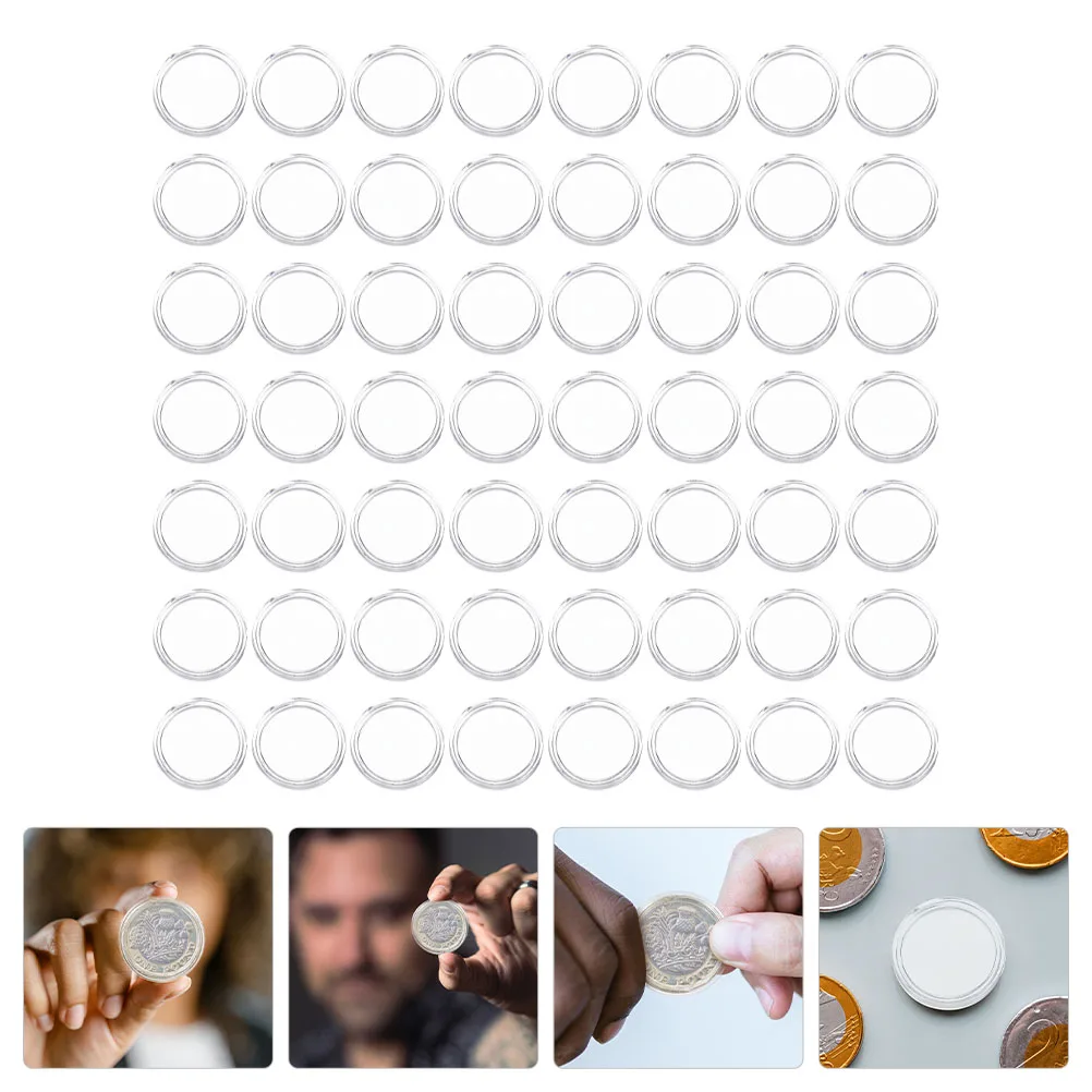 

Coin Protective Case Clear Acrylic Coin Organizer Box for Collection Storage Display Holder 21Mm Transparent Capsules