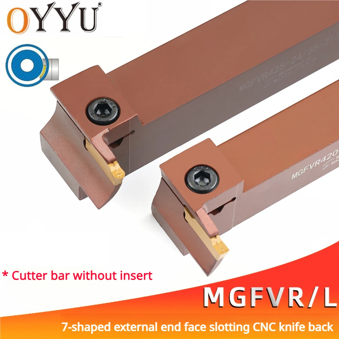 

OYYU Внешний держатель инструментов из пружинной стали с хвостовиком с ЧПУ MGFVR MGFVL MGFV220R MGFV320R MGFV325R MGFV420R MGFV425R MGFV325L MGFV420L