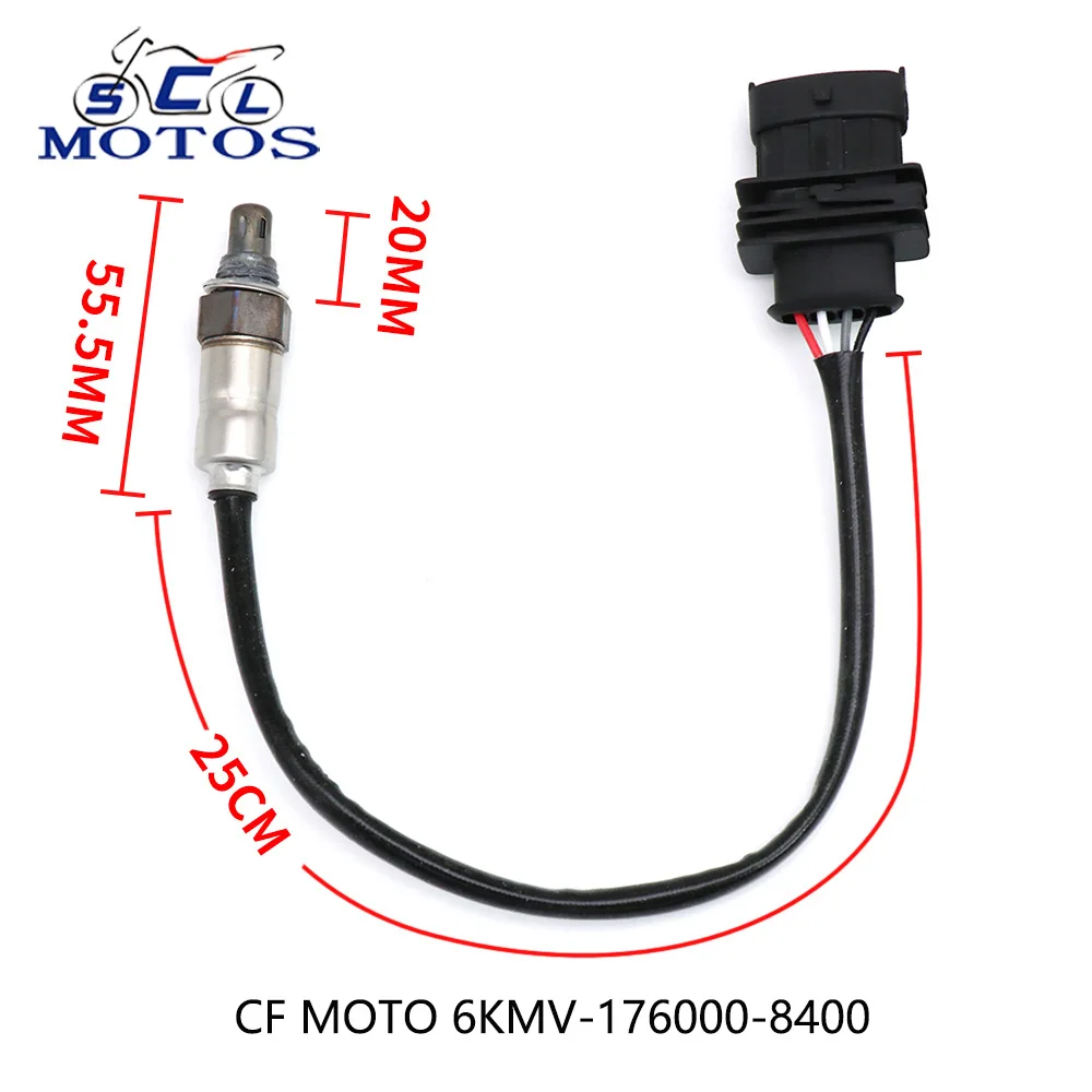 Sensor de Oxígeno para Motocicleta Sclmotos CF MOTO 6KMV-176000-8400 para BAJAJ Pulsar 180 Neon Fi 2021-2024 para DAYANG ADV150T-30/30C/36/6
