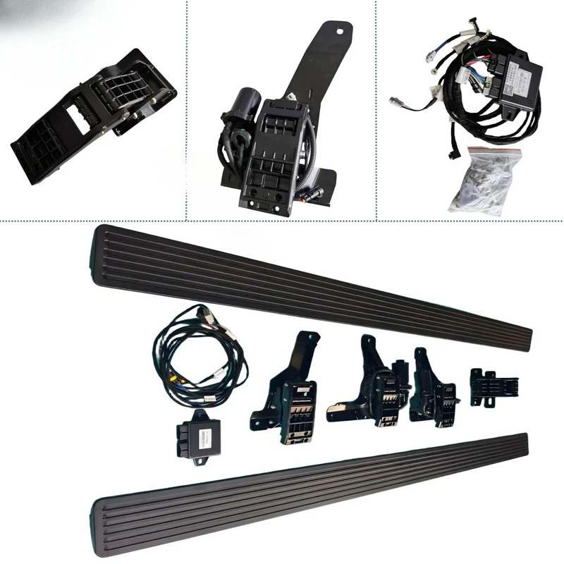 Auto Parts Black Knight Electric Retractable Running Boards Car Side Foot Pedals