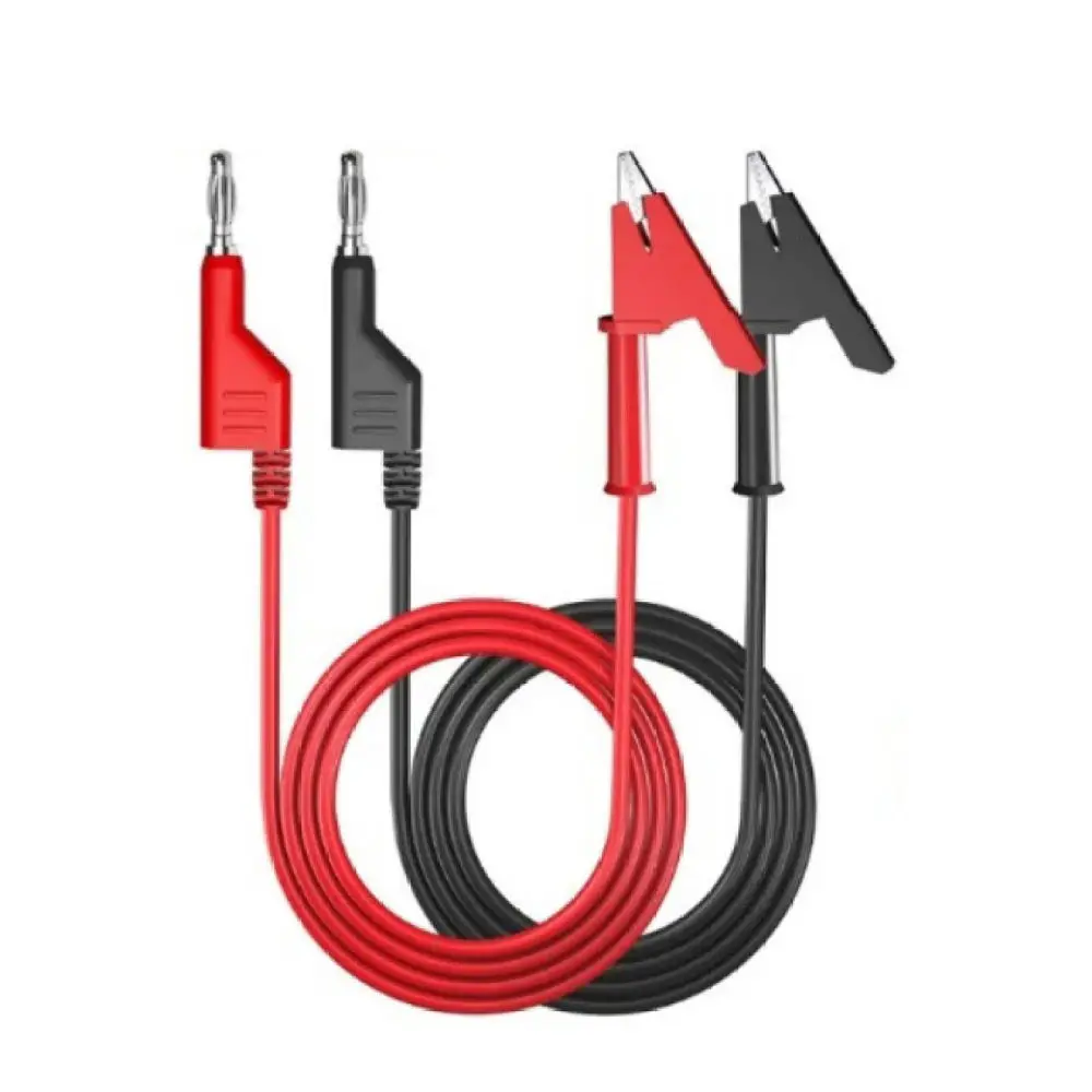 Electrical Diagnostic Test Leads Banana Plug Alligator Clip Pure Copper Wire Multimeter Tool For Circuit Measurement