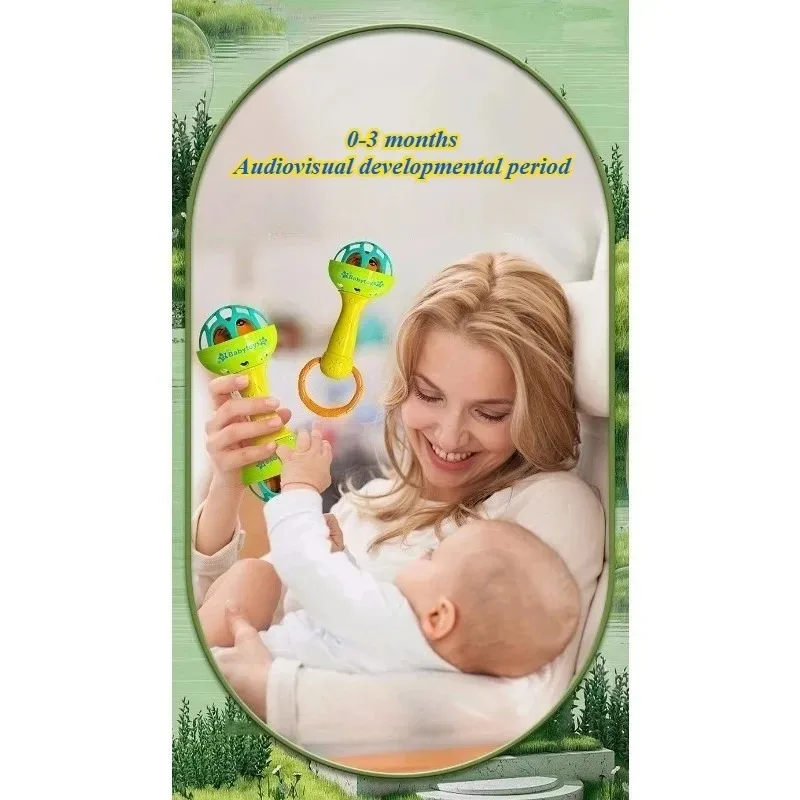 Zabawka dla niemowląt: łóżeczko do potrząsania, puzzle, grzechotka, miękka gumowa zabawka do gryzienia, edukacja sensoryczna, chwytanie, młotek z piaskiem dla niemowląt, trening słuchowy.