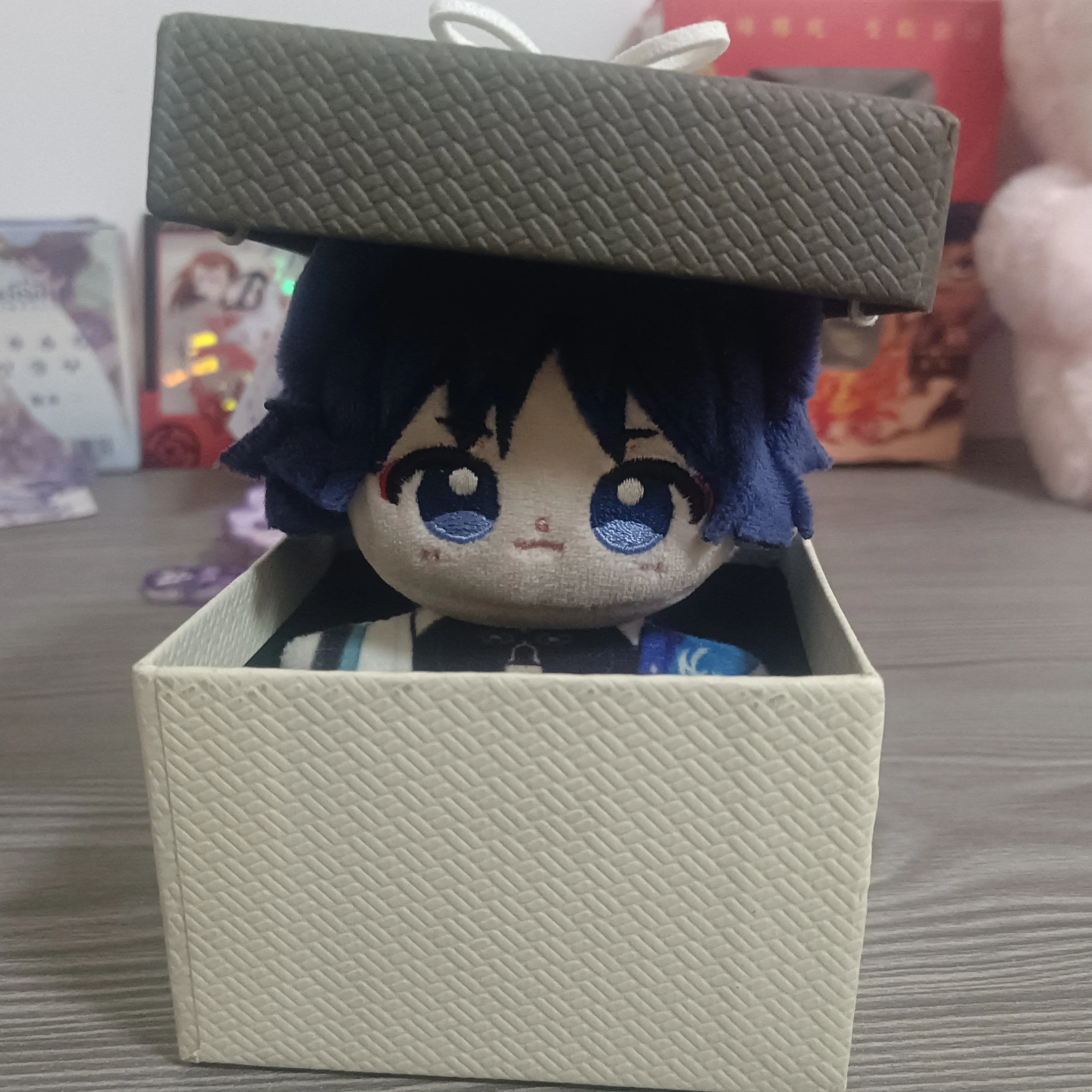 

Game Genshin Impact Venti Kaedehara Kazuha Scaramouche Wanderer Focalors Xiao 12cm Pendant Keychain Anime Cosplay Doll Kids Gift