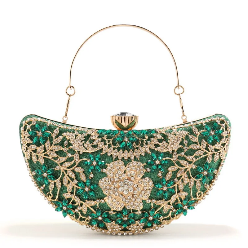 

Блестящая сумка со стразами для банкета в форме луны, сверкающие бриллианты, сумка для платья, лунная вечеринка, свадьба/дата/вечеринка/речественная встреча/ночной клуб