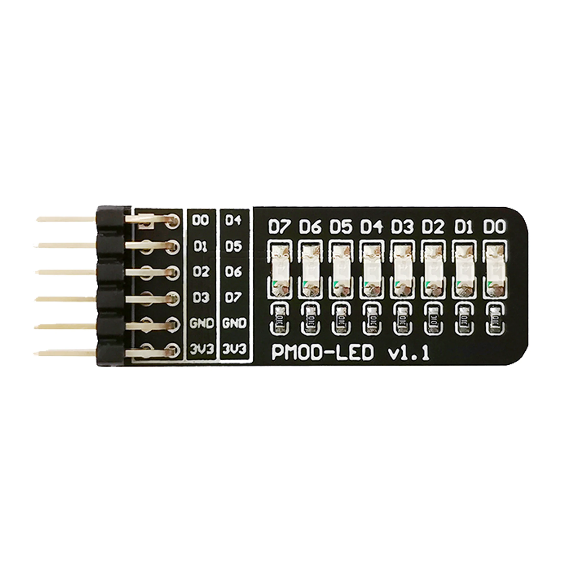 PMOD-LED Expansion Board ICESugar FPGA Expansion Module Standard PMOD Interface 8 bit LED