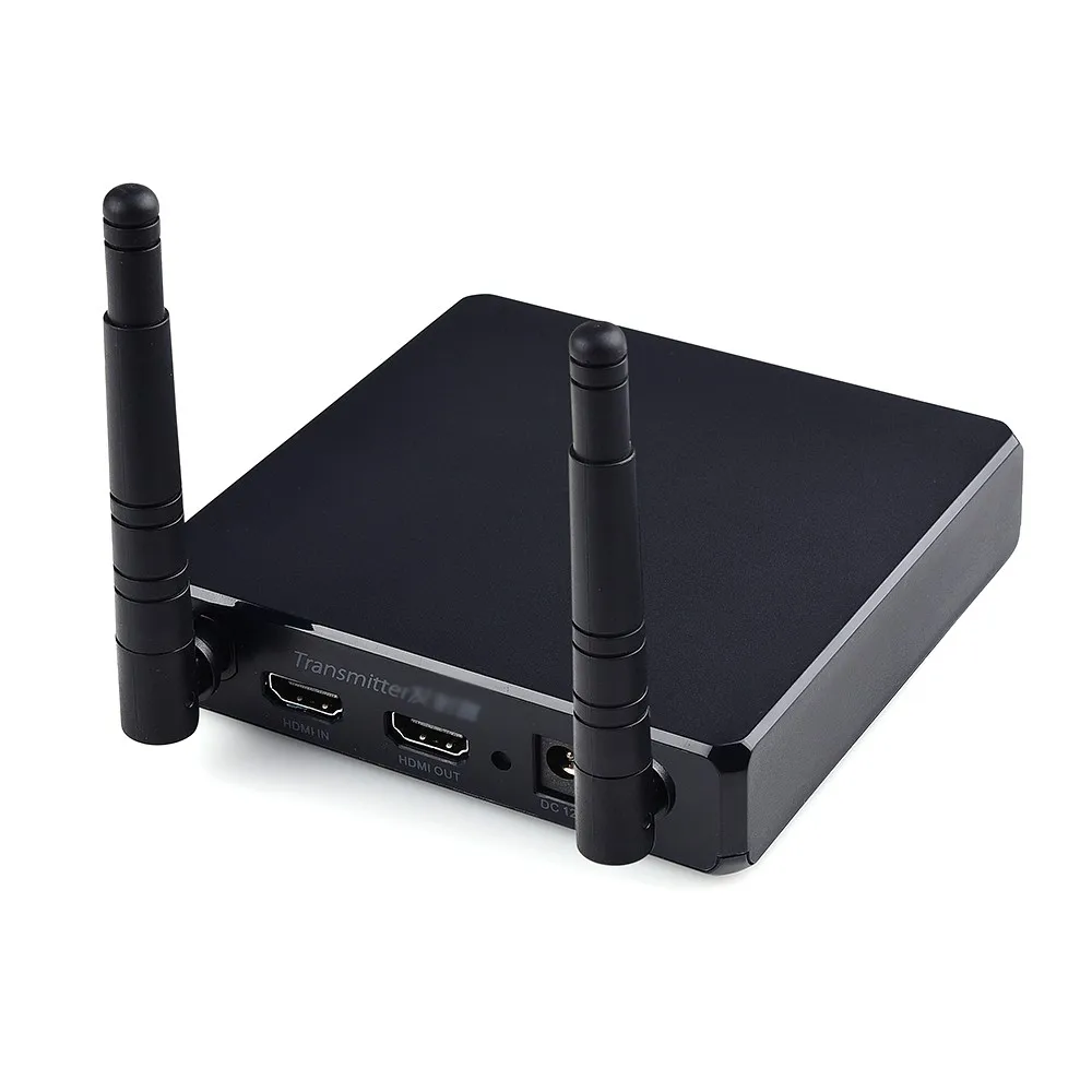 FHD686 2.4G/5G Wirelessly Audio Video Transmitter and Receiver for /Laptop/Computer Transmit Audio Video to  Projector/HD