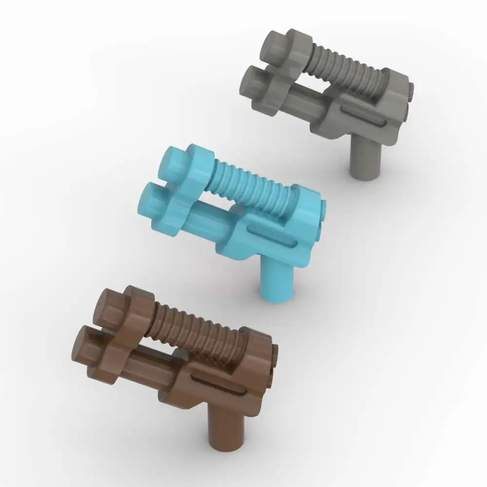 ตัวต่อ MOC 10 ชิ้น ชุดสงครามอวกาศ 4623236 ชิ้นส่วนปืน 95199 ปืนพกสองลำกล้อง ตัวต่อของเล่นสนุกๆ สำหรับผู้ใหญ่ เด็กผู้ชาย ของขวัญวันพิเศษ