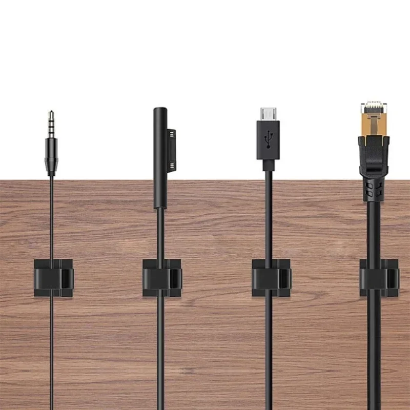 ملحق مقاطع منظم الكابلات خط توجيه تثبيت كليب سلك مجتذب المنظم سحب دعم ملحقات الأسلاك الثابتة التخليص