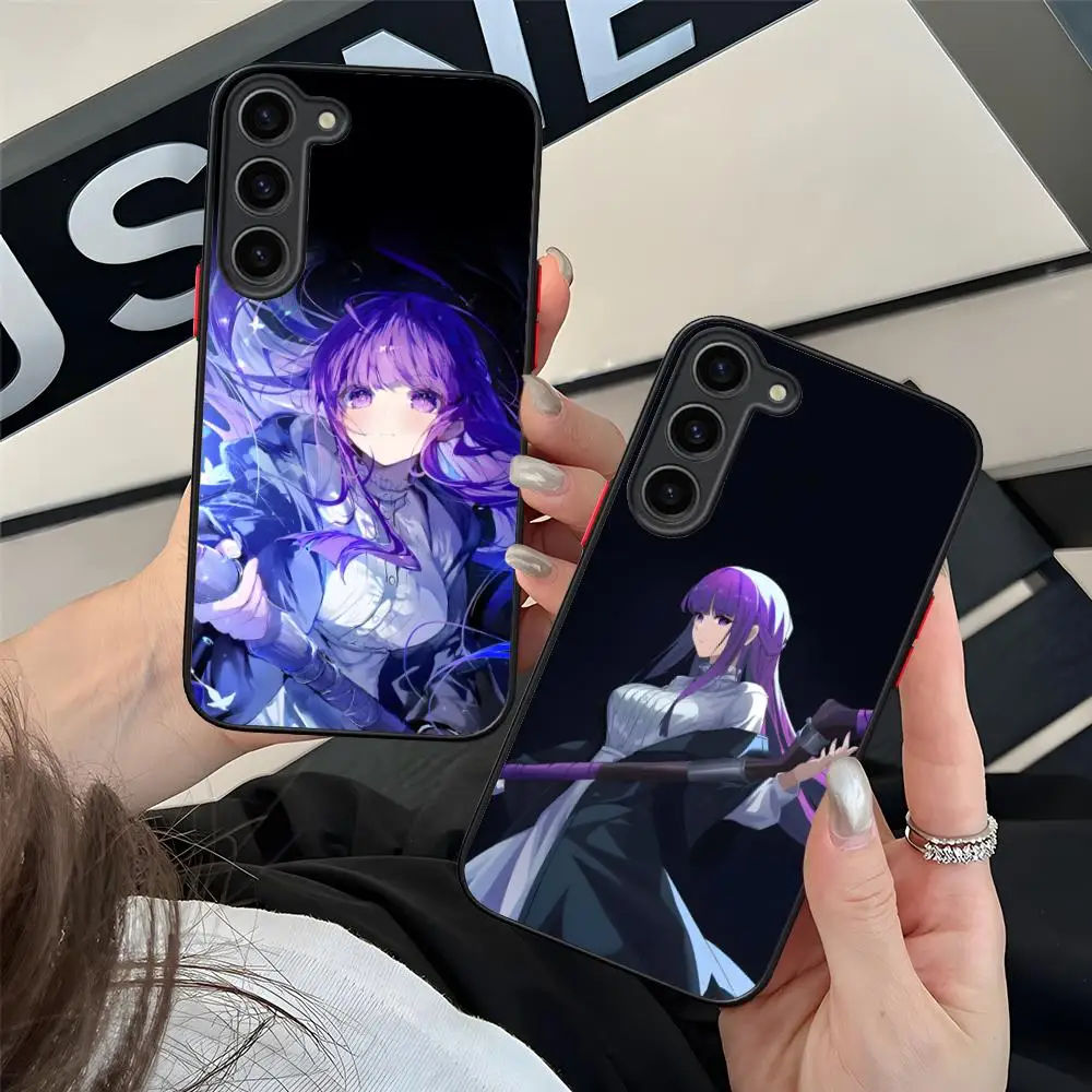 

Чехол для телефона Sousou no Frieren Fern для Samsung Galaxy S25 S24 S23 S22 S21 Plus FE, ультрацветный силиконовый защитный красивый чехол