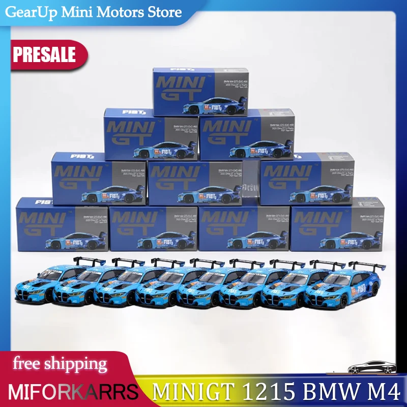 

Presale Minigt 1:64 Bmw M4 Gt3 Evo #90 1215 2025 China Gt Alloy Miniaturized Die-Cast Car Model Custom Children'S Gifts Toys