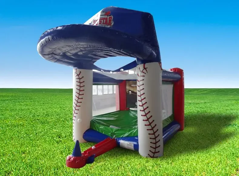Inflatable Shooting Game Batter up Inflatable All Star Slam Baseball for Sale