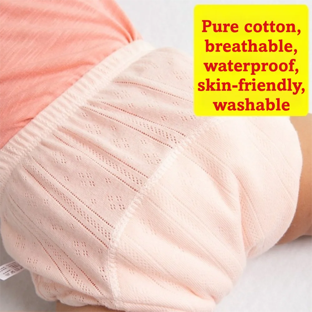 New Breathable Washable Diaper Leakproof Reusable Cloth Diapers Absorbent Washable Diapers for Newborn