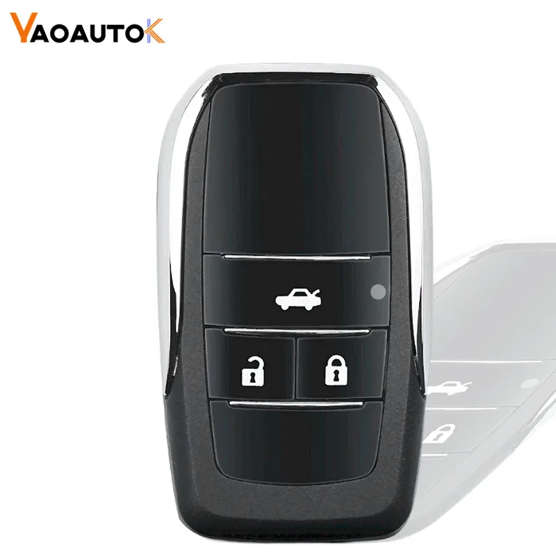 Smart Remote Car Key Shell Case nuovo aggiornamento 2/3/4 pulsanti Filp pieghevole per Toyota Corolla RAV4 Camry Avlon Scion Key modificato