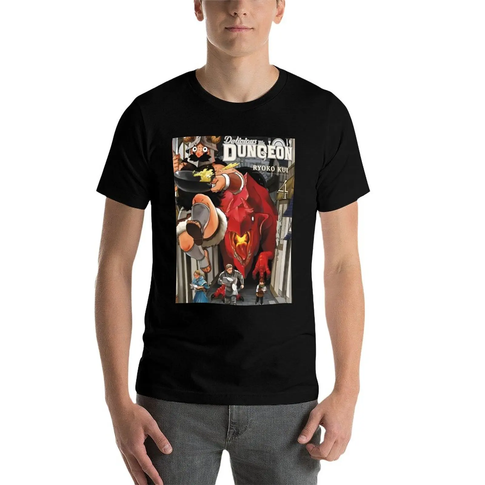 

Delicious in Dungeon - Cover image T-Shirt g man t shirts for men t shirt for man t shirt custom print T-Shirt
