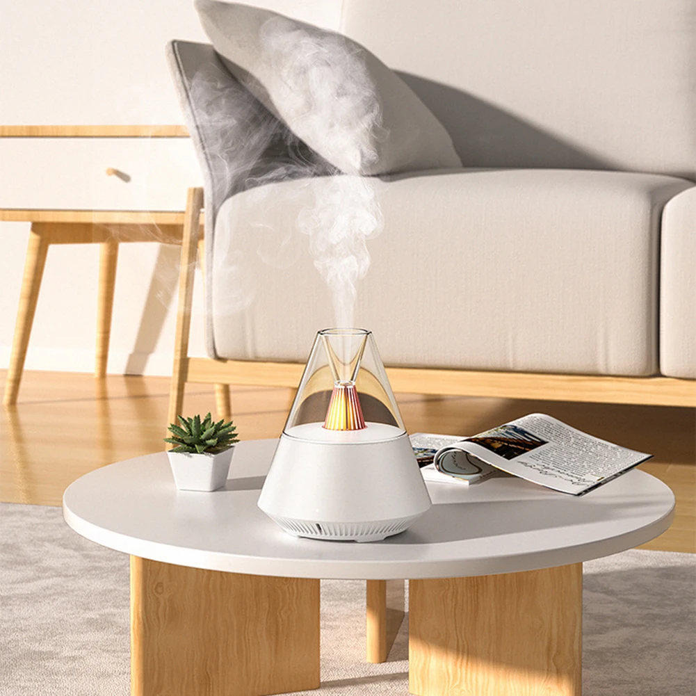 New Portable Essential Oil Aromatherapy Machine Ultrasonic Atomization Home Desktop Humidifier with  Atmosphere Night Light